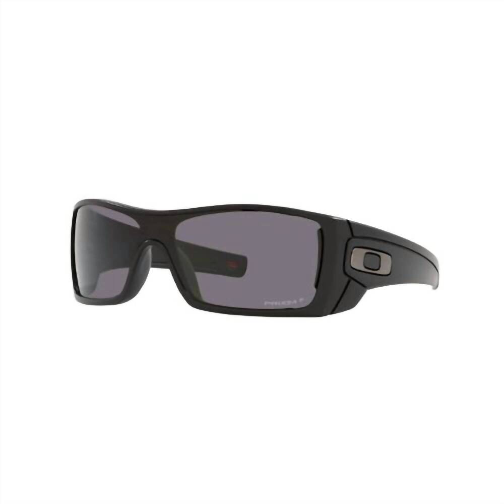 NEW OAKLEY men's batwolf sunglasses in matte black prizm grey polarized